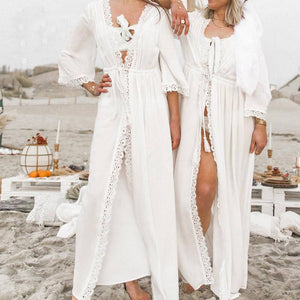 Robe Longue Boho Dentelle