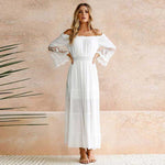 Robe Longue Dentelle Fluide