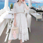 Tenue Robe Blanche Dentelle